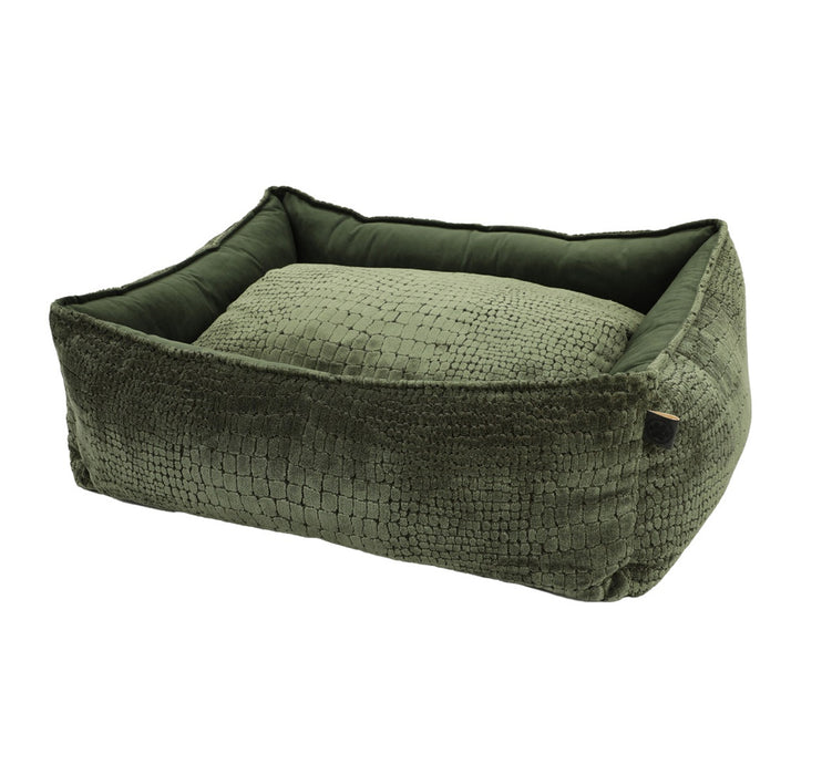 Hondenmand Jacquard olijf groen Petlife Overseas
