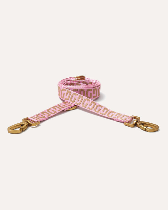 DOGGUO Hundeleine - DG Print - Pink/Mokka