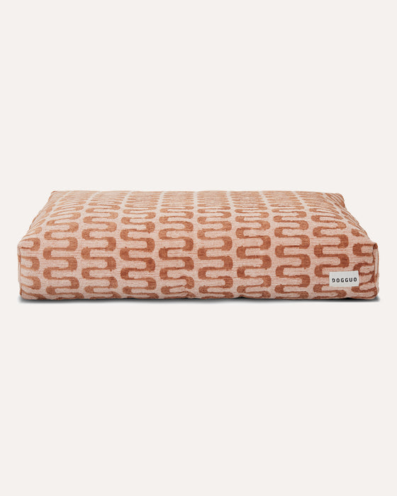 Dogguo hondenkussen retro wave - bruin/beige