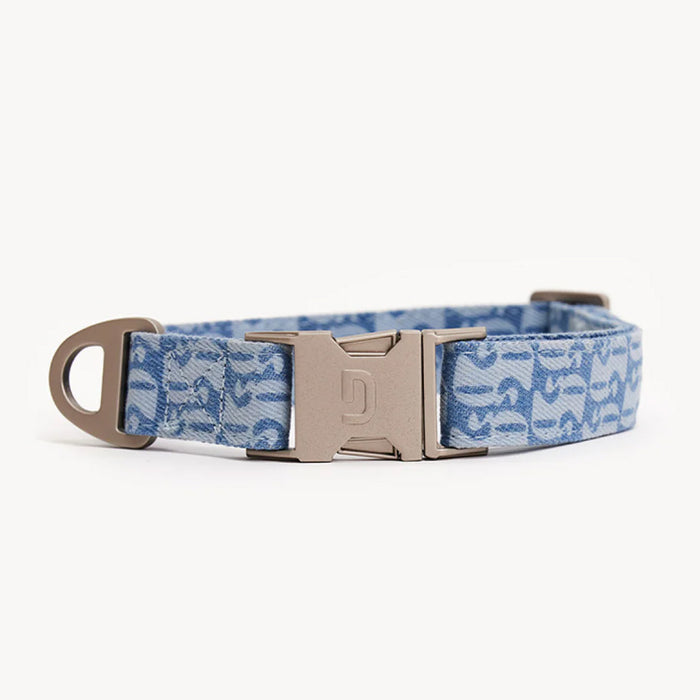 DOGGUO Collar - denim - blue