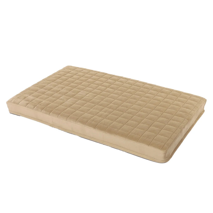 Velourse dog crate mattress beige Petlife Overseas