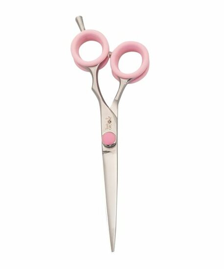 Straight Rainbow Razor Scissors 6"