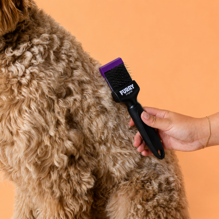 Furry Original Slicker Borstel paars