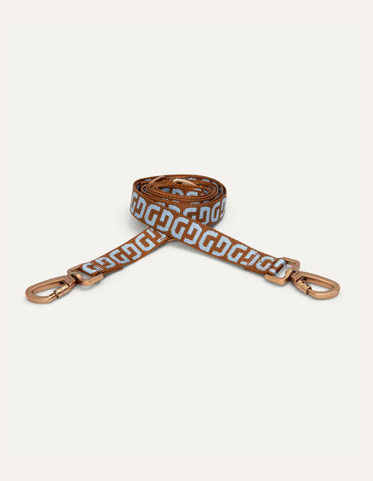 DOGGUO Dog Leash - DG Print - Pink/Mocha