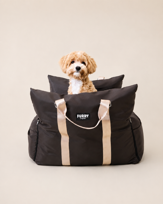 Furry Original Honden Autostoel Bruin
