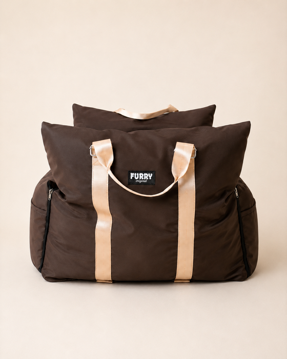Furry Original Honden Autostoel Bruin