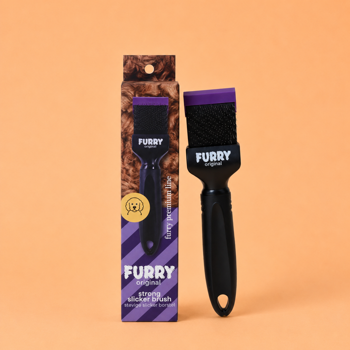 Furry Original Slicker Borstel paars