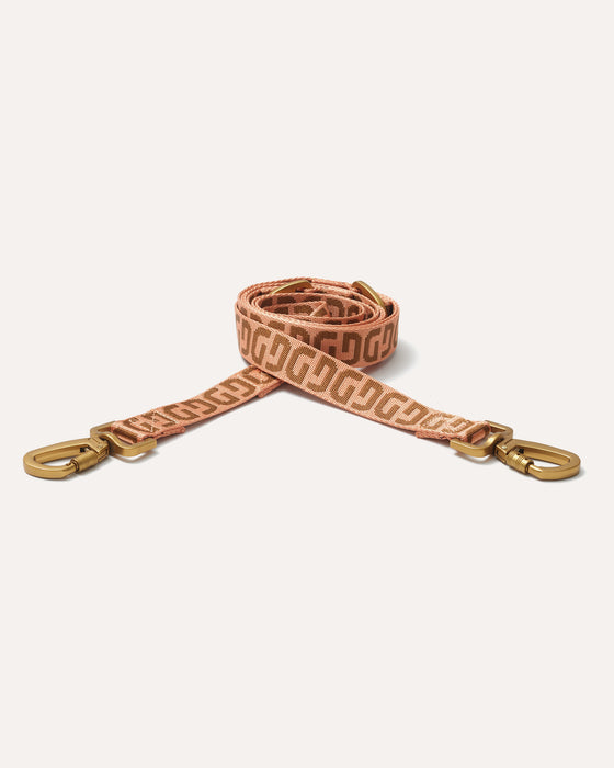 DOGGUO Hundeleine - DG Print - Orange/Braun