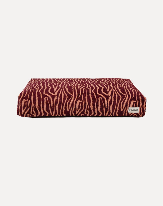 Dogguo hondenkussen Ethnic Bordeaux/Peach