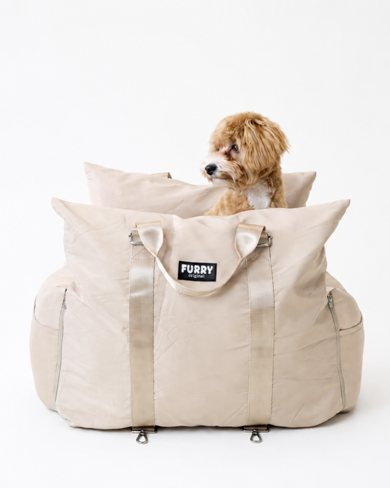 Furry Original Honden Autostoel Beige
