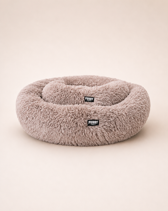 Furry Original Donut Hondenmand Bruin