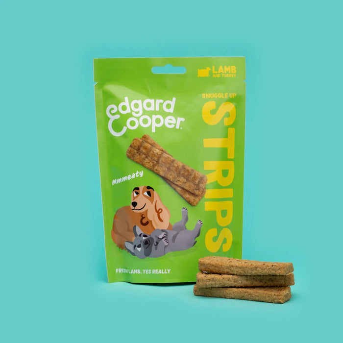 Edgard & Cooper Snack Strips verse Lam & Kalkoen