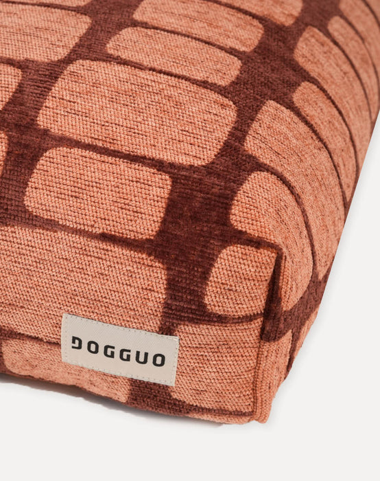 Dogguo hondenkussen Staple Stones Bruin/Perzik