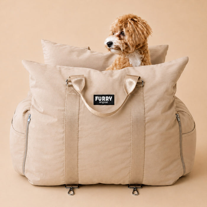 Furry Original Honden Autostoel Beige