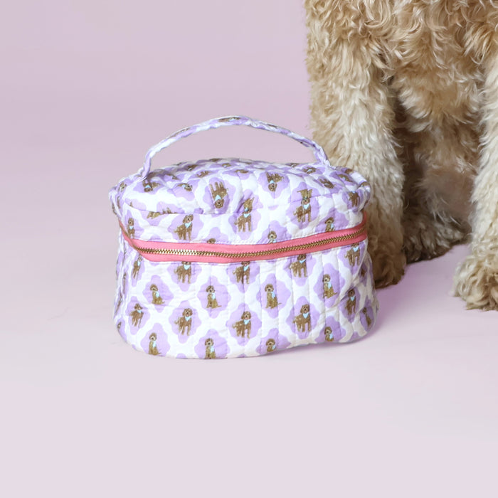 Doodle print toilettas met handvat Studio Brai x Furry Original